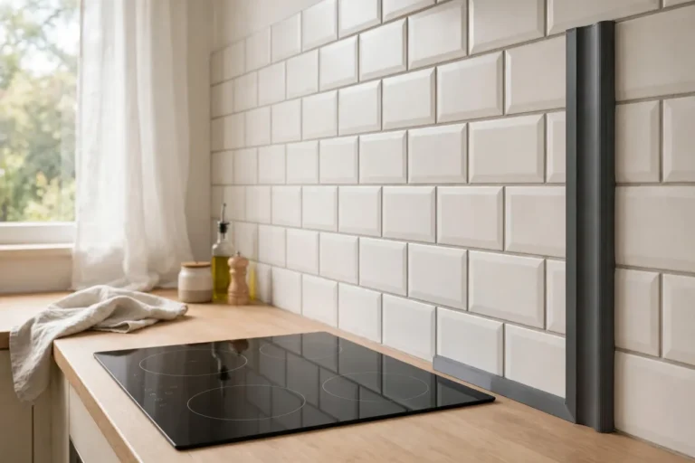 3D Printed Backsplash Tile Edge Trim: Trim for Backsplash Edges