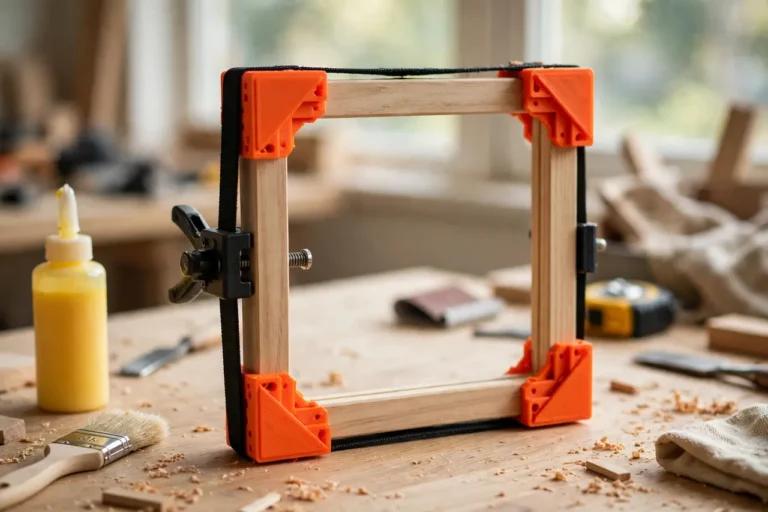 3D Printed Band Clamp Corner Blocks: Square Frames Without Crushed Corners