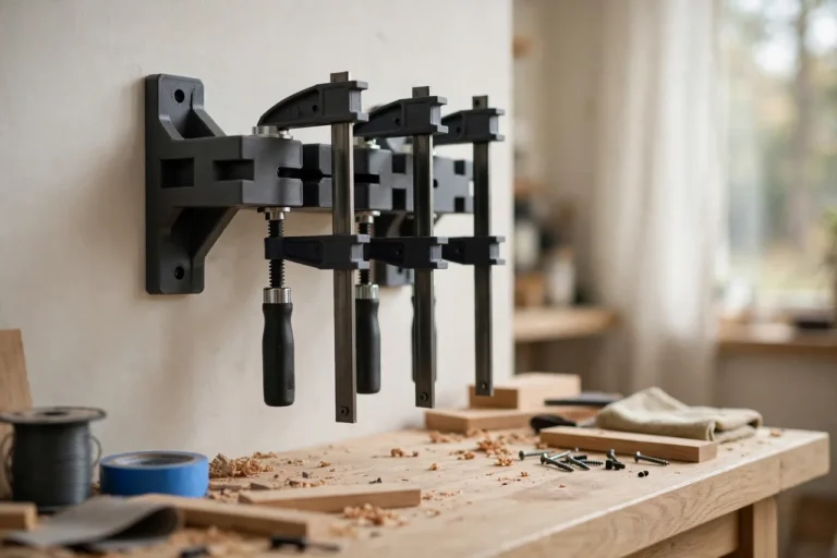 3D Printed Bar Clamp Wall Bracket Set