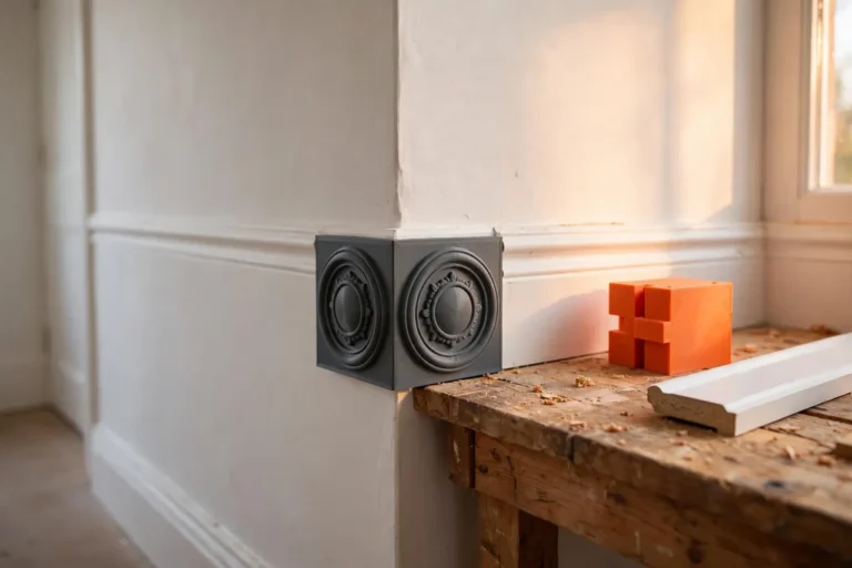 3D Printed Baseboard Corner Blocks: Rosettes That End Fiddly Miter Cuts