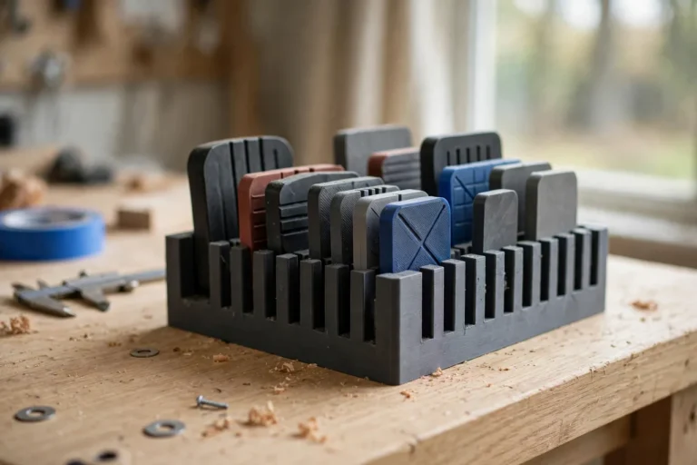3D Printed Bench Vise Jaw Pad Rack