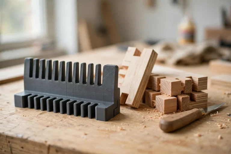 3D Printed Box Joint Finger Spacing Gauge