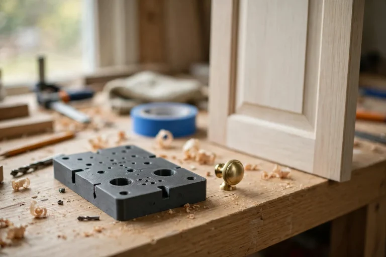 3D Printed Cabinet Knob Drilling Template