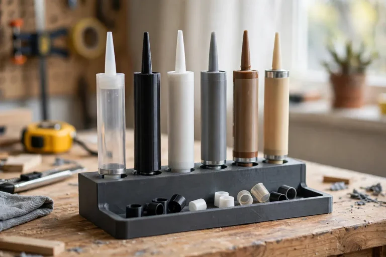 3D Printed Caulk Tube Rack: Keep Tubes Sorted, Sealed and Ready