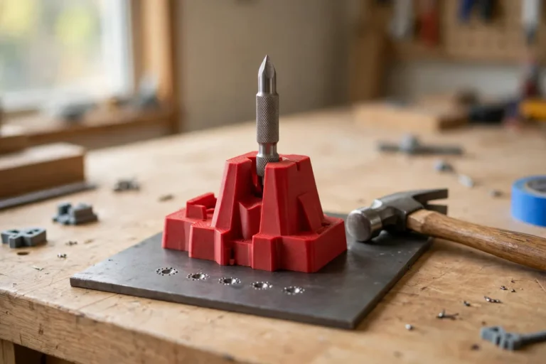 3D Printed Center Punch Holder: Hold Punches Without Hammering Fingers