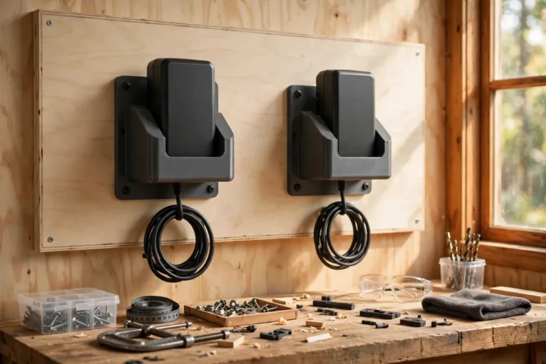 3D Printed Charger Wall Mounts: Dock Tool Battery Chargers Off the Bench