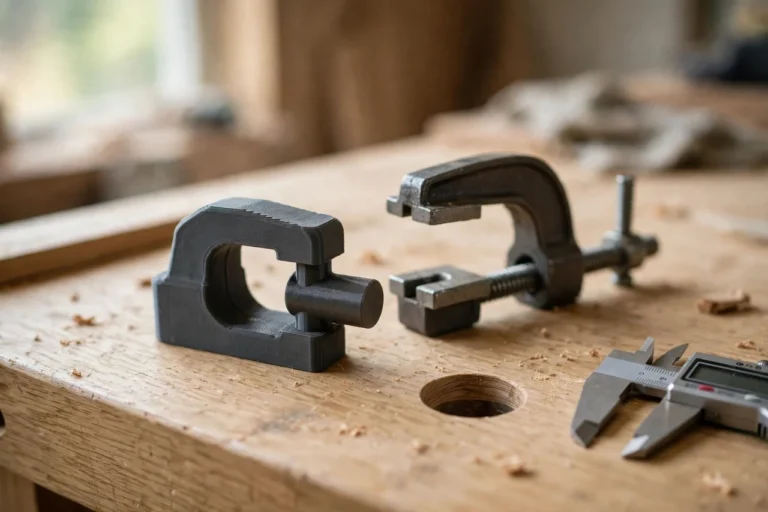 3D Printed Clamp Jaw to Bench Dog Adapter