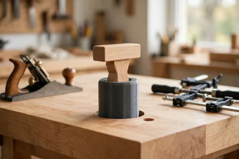 3D Printed Workbench Dog Hole Adapters: Sleeves for Any Dog Hole Size