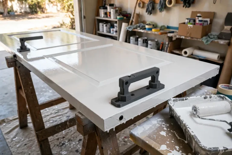 3D Printed Door Painting Handles: Paint Both Sides and Stack Doors to Dry