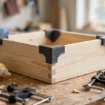A bright home workshop scene on a workbench