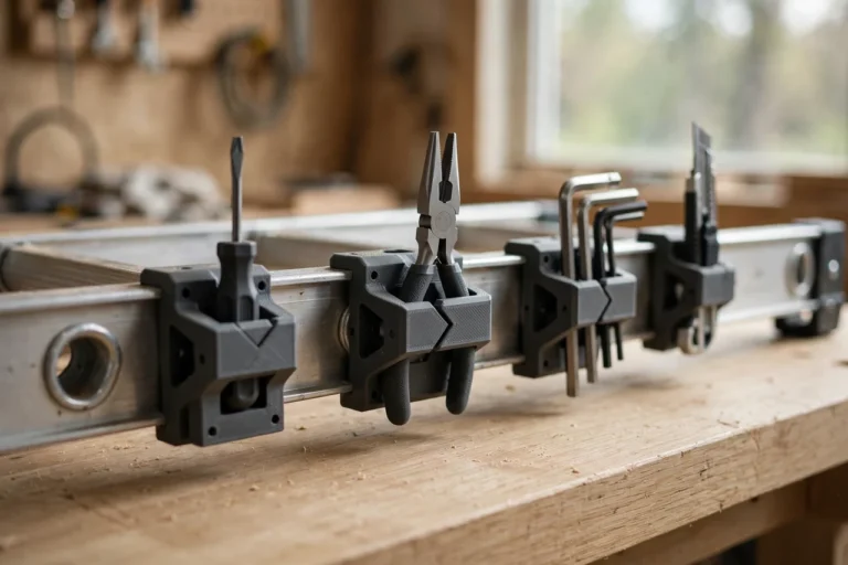 3D Printed Extension Ladder Tool Clips