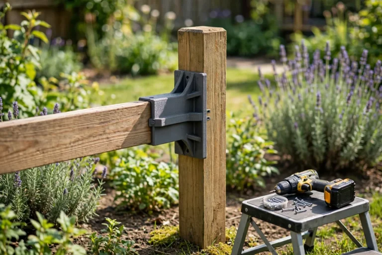 3D Printed Fence Rail Adapters: Fit Rails to Any Post