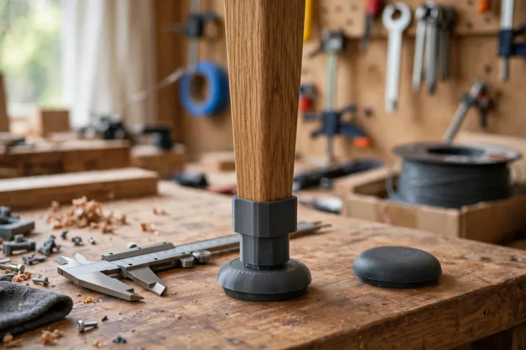 3D Printed Furniture Leg Thread Adapters: Fit Feet to Threaded Legs