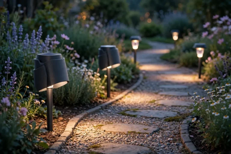 3D Printed Glare Shields for Solar Pathway Lights: Aim Light Down, Not at Eyes