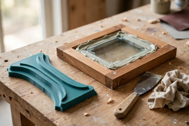 3D Printed Glazing Putty Smoothing Tool: Smooth Window Putty Like a Glazier
