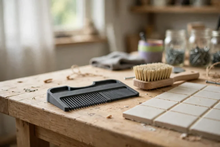 3D Printed Grout Line Cleaning Guide