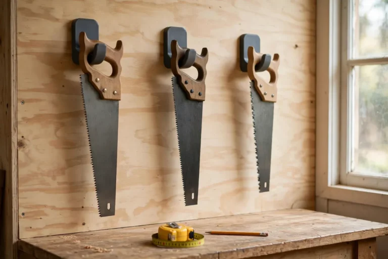3D Printed Hand Saw Wall Hooks: Hang Hand Saws by Their Handles