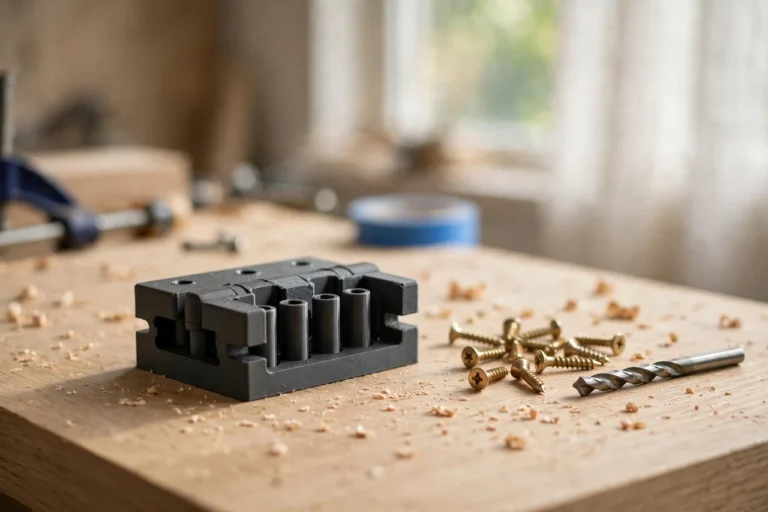 3D Printed Hinge Screw Pilot Guide