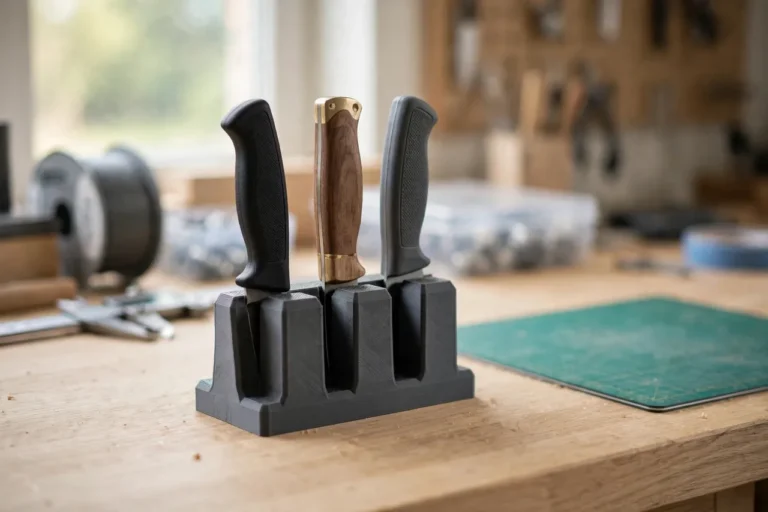 3D Printed Knife Storage Rack: A Rack for Workshop Knives