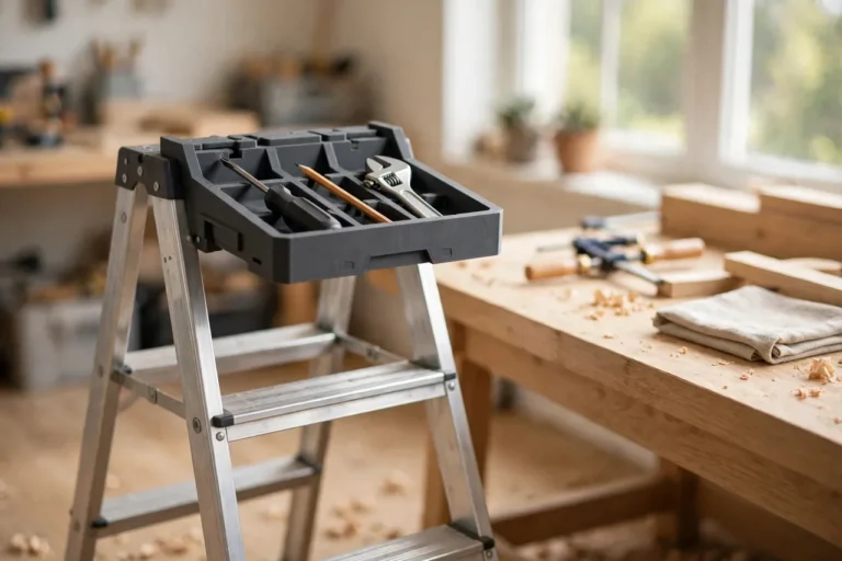 3D Printed Ladder Tool Tray: Keep Tools Up Top While You Work
