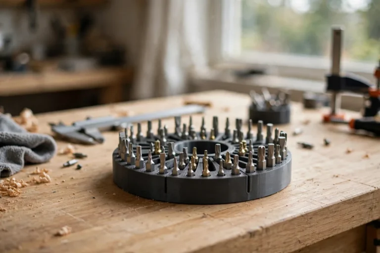 3D Printed Magnetic Bit Carousel Organizer