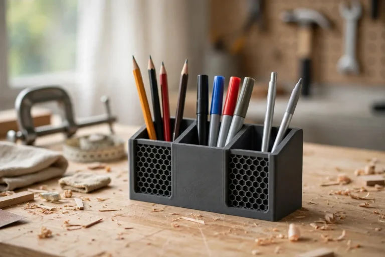 3D Printed Marking Pencil Bench Caddy