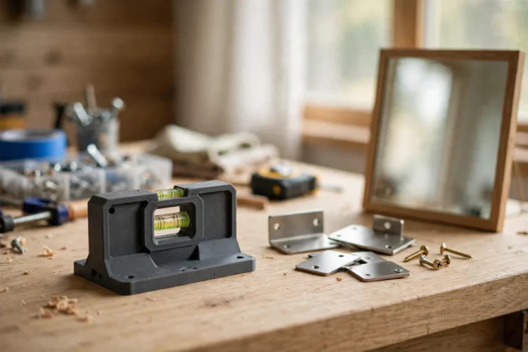 3D Printed Mirror Mounting Level Gauge