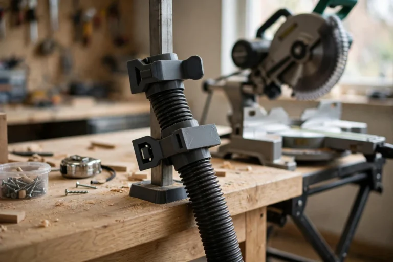 3D Printed Miter Saw Dust Hose Clips