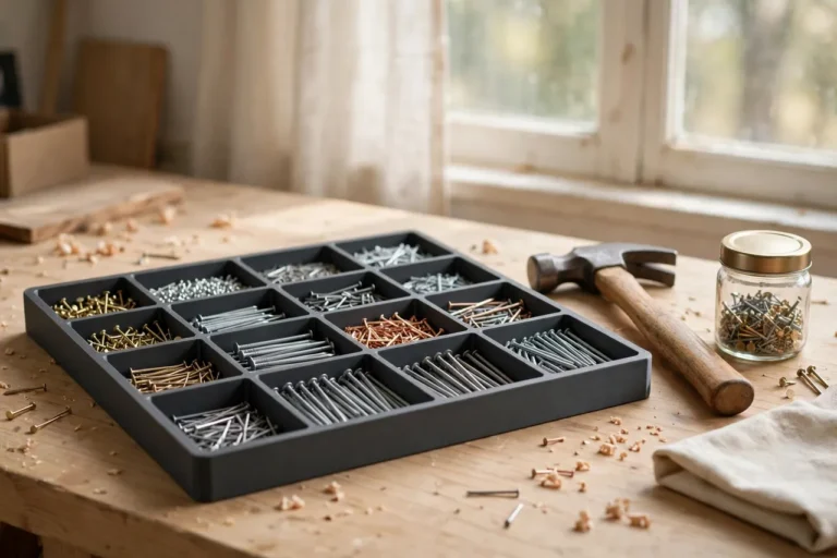 3D Printed Nail and Brad Organizer: Sort Nails by Size