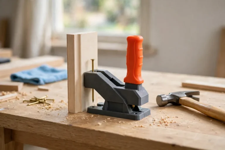 3D Printed Nail Holder: Hammer Small Nails Without Hammering Your Fingers