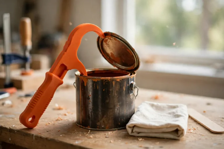 3D Printed Paint Can Lid Remover and Resealer Tool: Open and Seal Cans Without the Mess