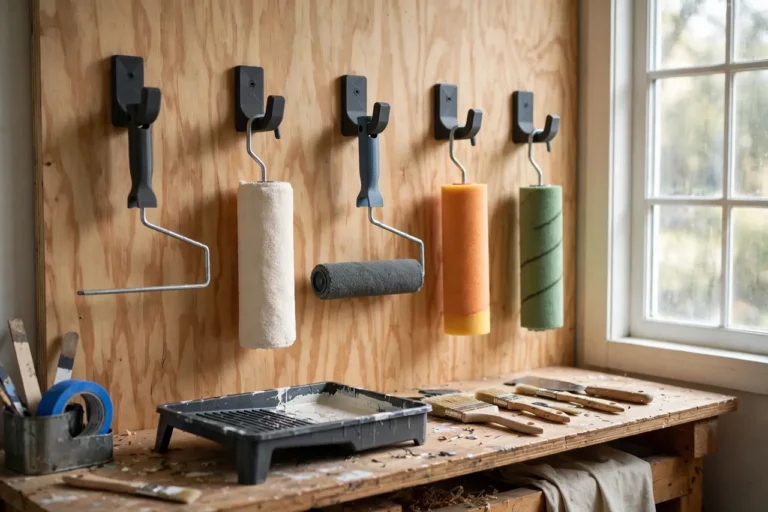 3D Printed Paint Roller Wall Hooks: Hooks for Rollers and Frames