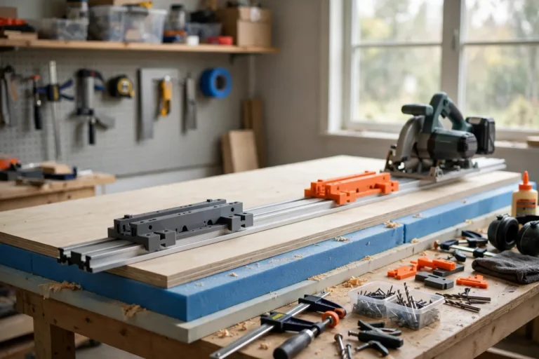 3D Printed Parallel Guides for Guide Rails: Repeatable Rip Cuts Without Measuring