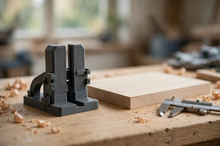3D Printed Planer Thickness Measuring Gauge