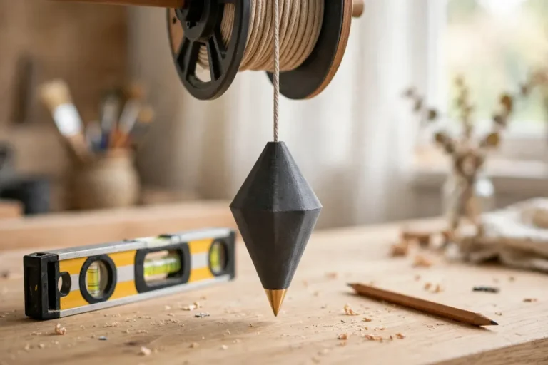 3D Printed Plumb Bob and Line Reel: Hang True Verticals the Old-School Way