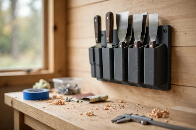 3D Printed Putty Knife Wall Holster