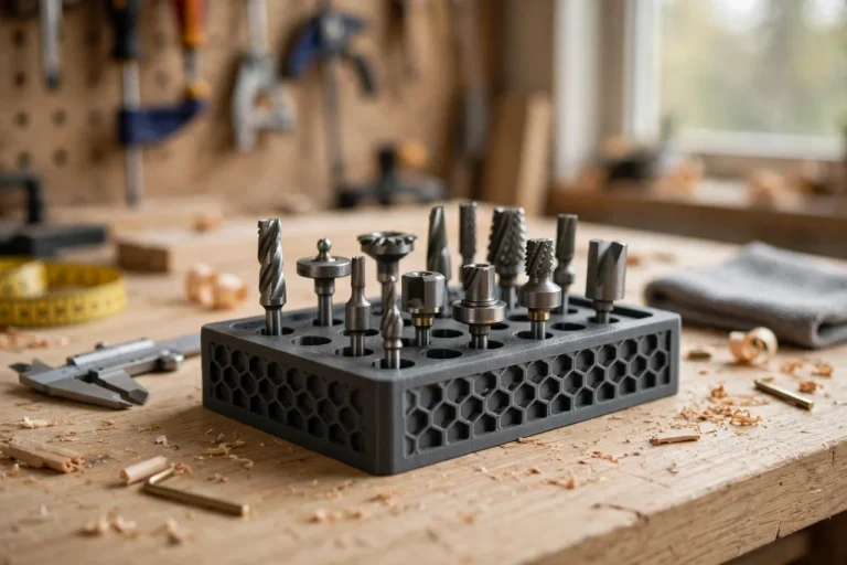 3D Printed Router Bit Index Tray