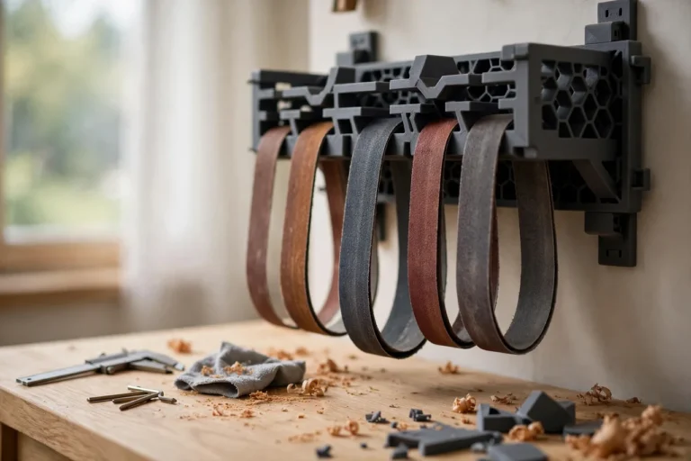 3D Printed Sanding Belt Wall Rack
