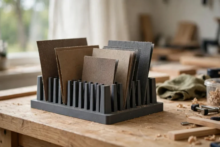 3D Printed Sandpaper Sheet Sorting Rack