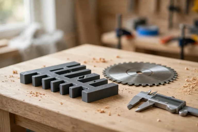 3D Printed Saw Blade Kerf Gauge: Measure Any Blade’s Cut in Seconds