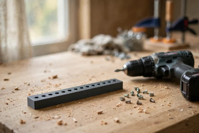 3D Printed Shelf Pin Drilling Template