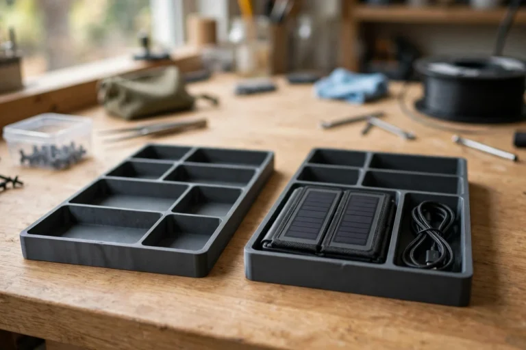 3D Printed Solar Charger Travel Inserts