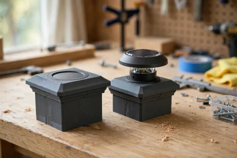3D Printed Solar Deck Post Cap Light Seats