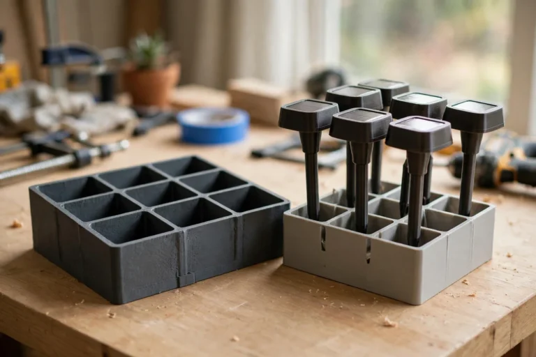 3D Printed Solar Garden Light Stake Caddies