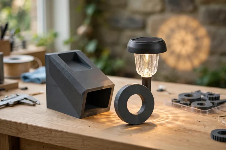 3D Printed Solar Garden Light Wall Washers