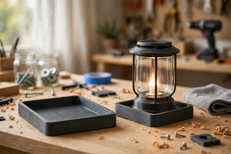 3D Printed Solar Lantern Base Drip Trays