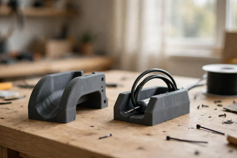 3D Printed Solar Light Cable Guards
