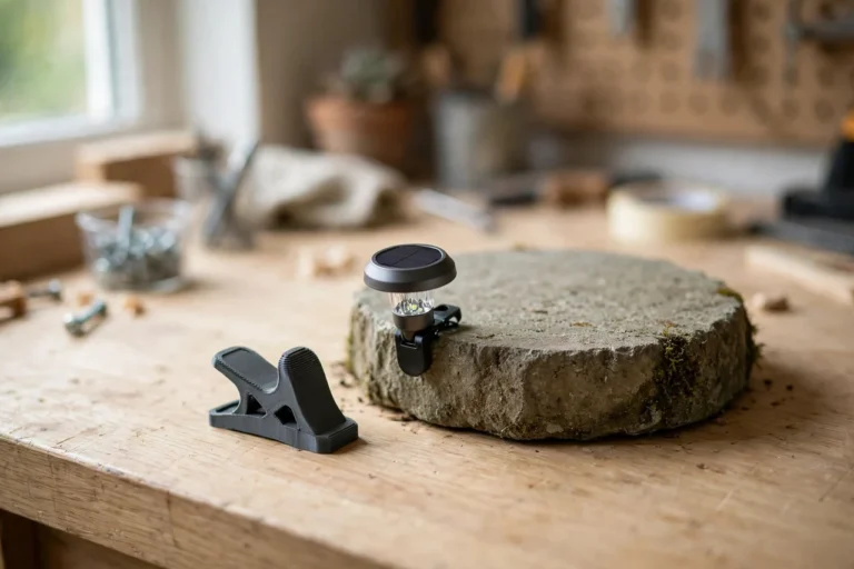 3D Printed Solar Light Stepping Stone Clips
