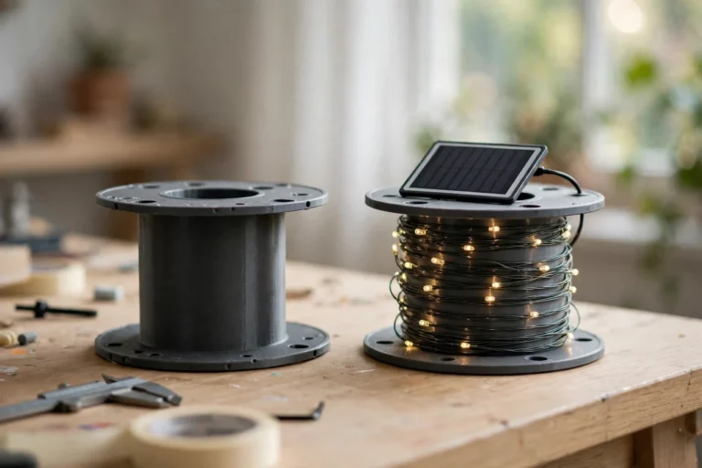 3D Printed Solar String Light Storage Spools