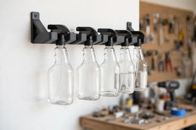 Spray Bottle Rack: 3D Print a Garage Rack for Cleaners, Sprays and Bottles